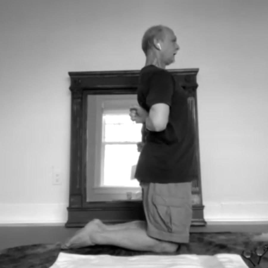 Allen Pittman studying shoulder organisation in profile